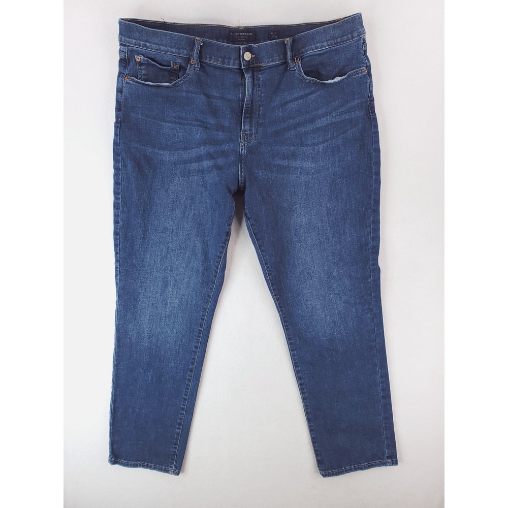 Lucky Brand Jeans Mens 40x32 Blue 410 Athletic Straight Stretch Denim Pants